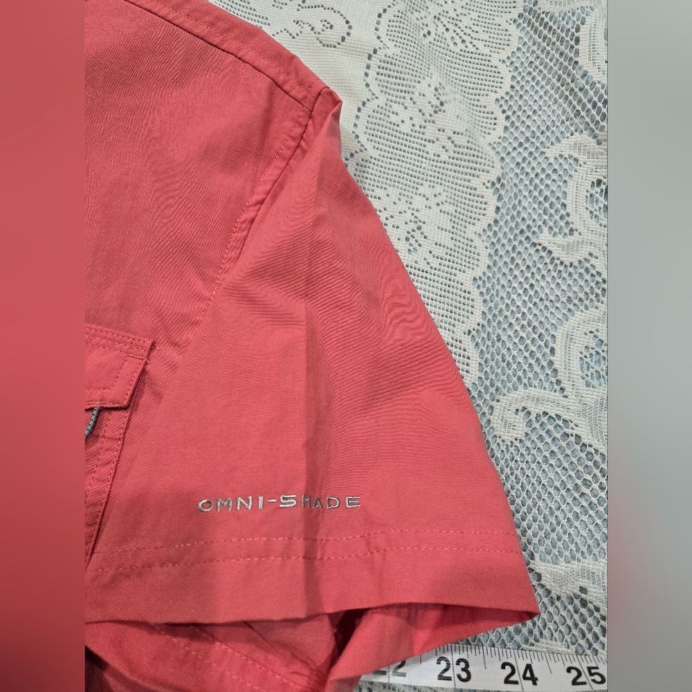 Men's Coral Short Sleeve Shirt - Picture 7 of 10